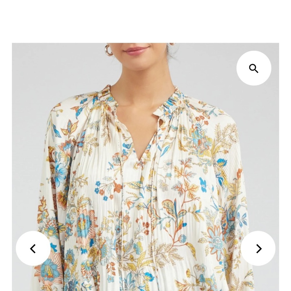 Current Air Multicolor Floral Blouse